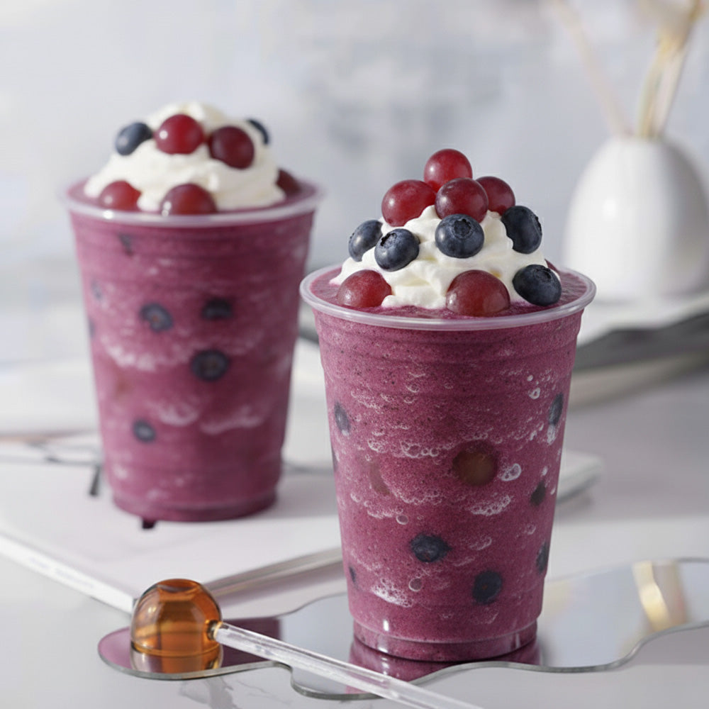 Grape and Blueberry Slushi